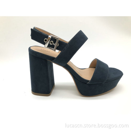 Ladies fashion chunky heel platform sandal